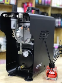 Mini compresseur d'air SPARMAX TC620x TWIN avec réservoir - Arrêt automatique/manomètre/régulateur