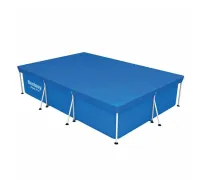Bâche 4 saisons rectangle 304x205cm pour piscine Steel Pro 300x201cm 58106 BESTWAY