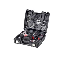 Visseuse 20V et caisse a outils de 62 accessoires CT21102H-2-62 CROWN