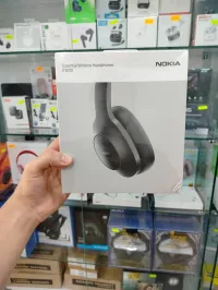 Casque sans fil Nokia Essential E1200 - Bluetooth, 40 heures, Casque en cuir souple pliable, noir