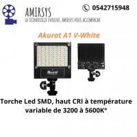 appareils-photo-torche-pour-camera-led-smd-akurat-a1-v-white-kouba-alger-algerie