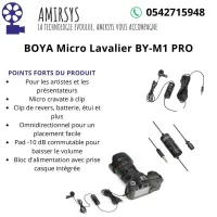  Micro cravate BOYA  BY-M1 PRO