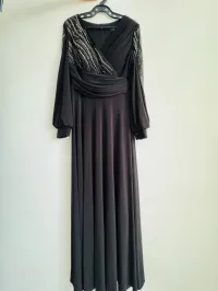 Robe soirée noire de lux