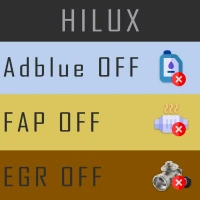Hilux Désactivation du système scr ( Adblue ) FAP EGR 