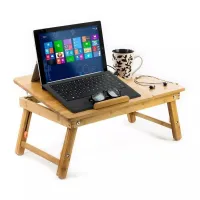 Table laptop - café multi-utilisations + 2 ventilateurs + casier طاولة حاسوب