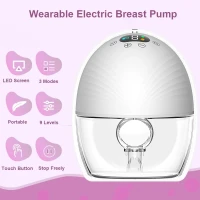 Tire-lait électrique Portable, silencieux et automatique, affichage LED, mains libres, sans BPA