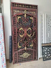 Porte fer forgé 