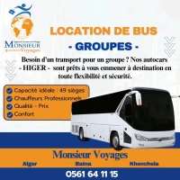 Location de bus pour vos voyages et sorties