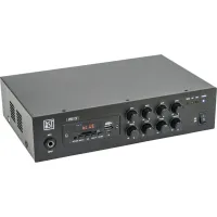 AMPLIFICATEUR-MIXAGE PA COMPACT 120W AVEC USB, SD, BLUETOOTH, FM & TELECOMMANDE