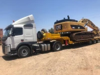 Transport engin porte char