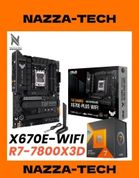 KIT AMD Ryzen 7 7800X3D + ASUS TUF X670E-PLUS WiFi