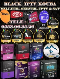 Meilleur Fournisseur iptv et serveur par satellite en Algerie SDS GSHAR FUNCAM FOREVER IRON KING365