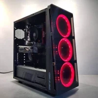 PC GAMER RYZEN 5 4500G RX 580 8GB 16GB RAM 3200MHZ RGB 512GB M.2 SSD ASUS A320M-K 450W PSU GAMEMAX