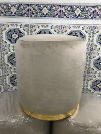 Pouf velour promotion 3000da 