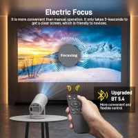 Projecteur Borrego Smart 2 Full HD WiFi + Android Spotlight Mini HD NETFLIX-Youtube -androidtv