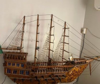 figurines-et-miniatures-bateau-decoratif-en-bois-elegance-charme-maritime-ain-taya-alger-algerie