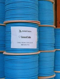 CABLE RESEAU  F/UTP CAT6 TOURÉ DE 500M MARQUE GENERAL CABLE réseau informatique