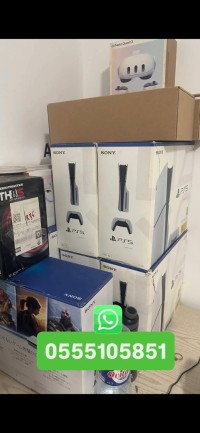 أجهزة-ألعاب-الفيديو-lot-ps5-manettes-original-volant-logitech-thrustmaster-et-casque-vr-المحمدية-الجزائر