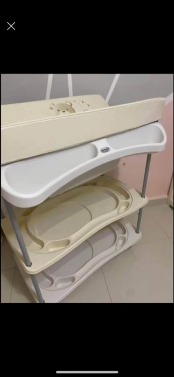 baignoire bebe table a langer