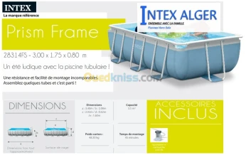 Piscine hors sol Intex - 300x175x80cm