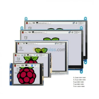 ÉCRAN TACTILE 5 /7 POUCES Raspberry pi