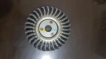 Brosse circulaire fil d'acier trempé