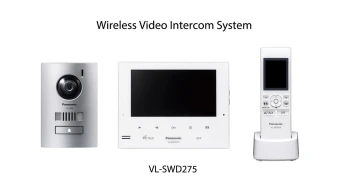 VIDEOPHONE SANS FIL ECRAN 7" PANASONIC VL-SWD275