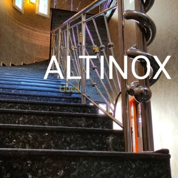 Rampe d' escalier en inox
