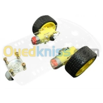 Châssis Robot 2WD basic (Acrylique)