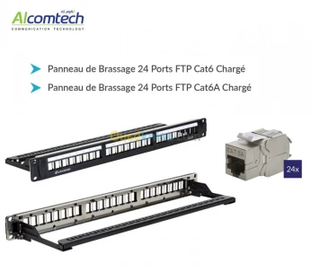 PANNEAUX DE BRASSAGE 24P FTP CAT6/6A