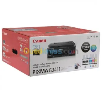 CANON PIXMA G3411 - WIFI - Imprimante a Réservoir - Multifonction Couleur -