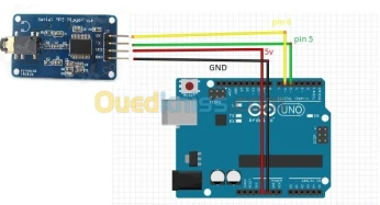 YX5300 Module de lecteur musique MP3 ARDUINO