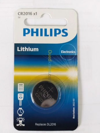 Piles bouton lithium Philips original