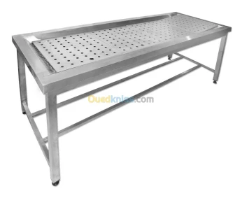 TABLE D’AUTOPSIE DE LAVAGE DE CORPS