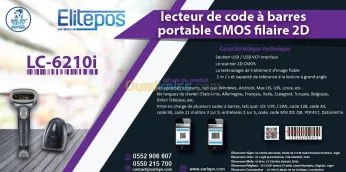 Lecteur code à barre LC6210