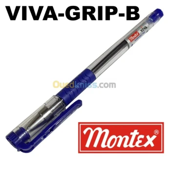 Stylo à bille MONTEX Viva grip Bleu