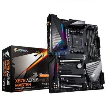 Carte mère GIGABYTE X570 AORUS MASTER ATX- 4 X DDR4 - SATA 6GB/S + M.2 - USB 3.1 - 3X PCI-EXPRESS