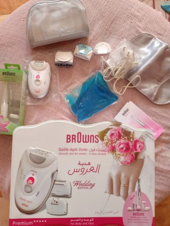 Épilateur électrique Braun silk-épil à plusieurs têtes