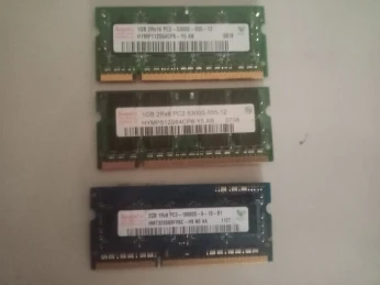 3 بطاقة رام لحاسوب المحمول 2DDR2 + 1DDR3
