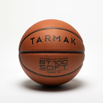 TARMAK Ballon de Basket Enfants Bt100 T6 Orange Fille, Garçon, Femme À Partir de 11 Ans.
