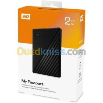 Disque Externe WD My Passport 2Tb USB3
