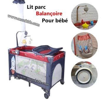 Lit parc balançoire pour bébé | Mini pouce
