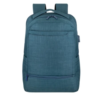 SAC A DOS RIVACASE 8365 NOIR / BLEU 17''