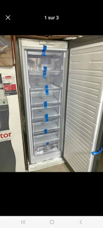Congélateur vertical 7 tiroirs condor 260l cristor 350l defrostbon prix