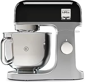 Pétrin Kenwood KMix , Robot Pâtissier (Noir) 1000Watt, 5L- Kmx750BK