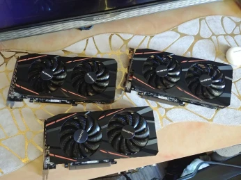 Original gigabyte RX580 8G Graphics Cards GDDR5 Memory Video Gaming 2023