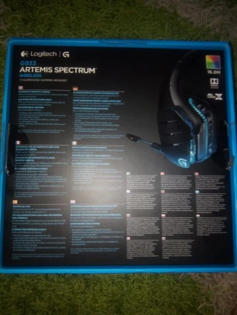 casque gaming Logitech G 933 WIRELESS 7.1 SURROUND GAMING HEADSEAT
