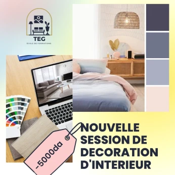 Formation en décoration d'intérieur promotion
