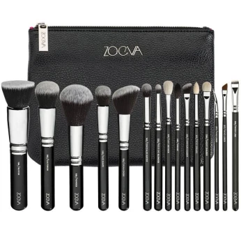 Zoeva 15 pièces Ensemble De Pinceaux De Maquillage, Brosse Kit Complet Cosmétiques avec Étui