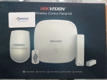 KIT D'ALARME SANS FIL HIKVISION (CENTRAL+DETECTEUR MOUVEMENT+DETECTEUR D'OUVERTURE+TAG RFID)